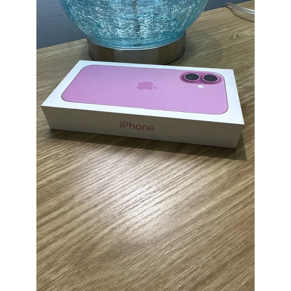 Apple iPhone 16 Empty Retail Box Pink Original Packaging Only